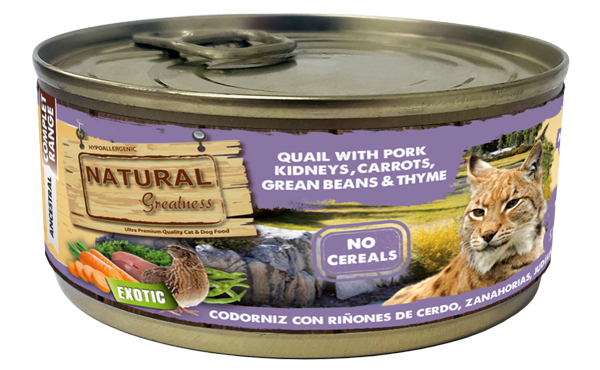 lata de  codorniz y cerdo 170g