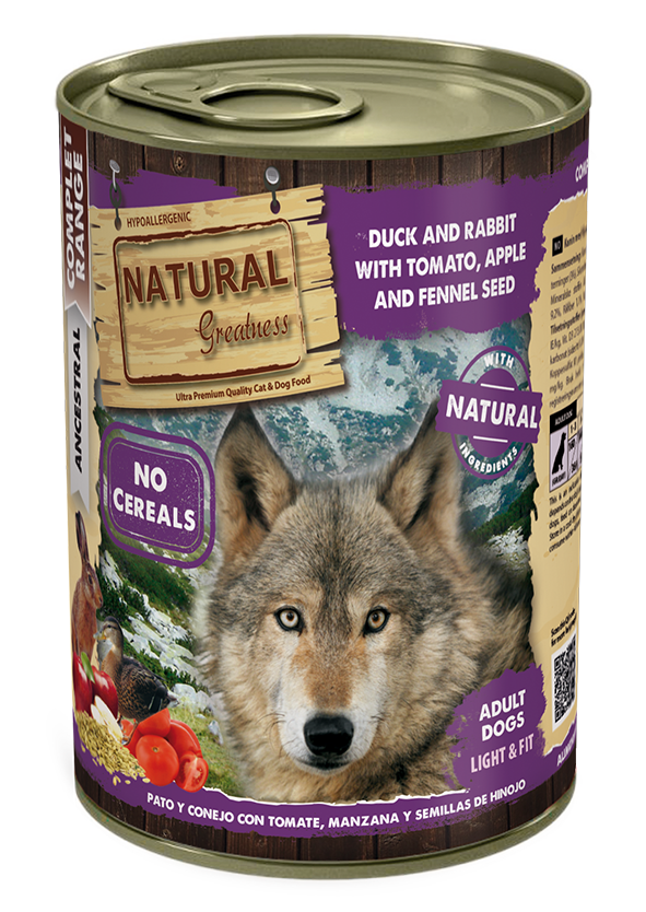 lata pato y conejo de 400g