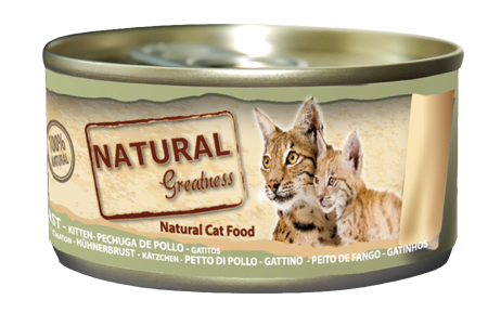 lata pechuga de pollo para gatitos de 70g