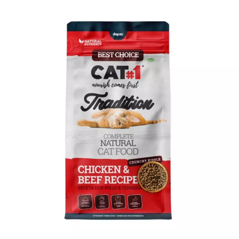 pollo y ternera para gatos